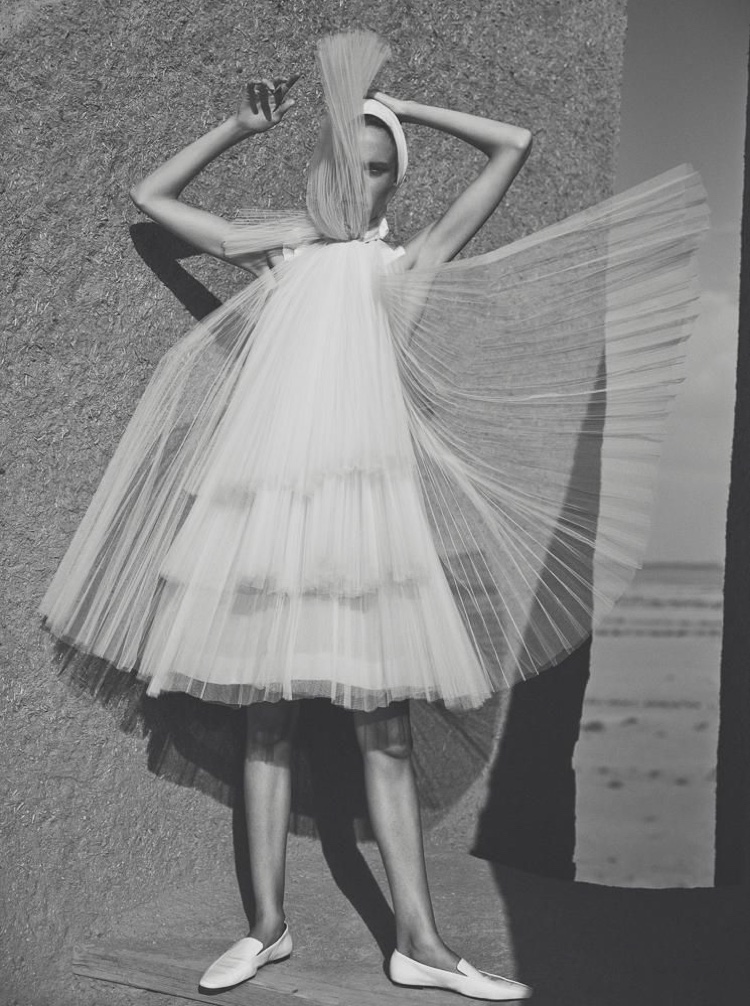 Kiki Willems Models Couture in Morocco for WSJ. Magazine