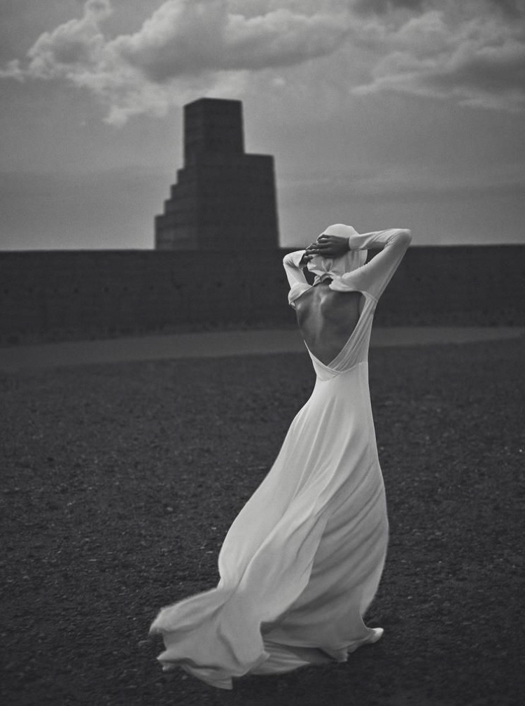 Kiki Willems Models Couture in Morocco for WSJ. Magazine