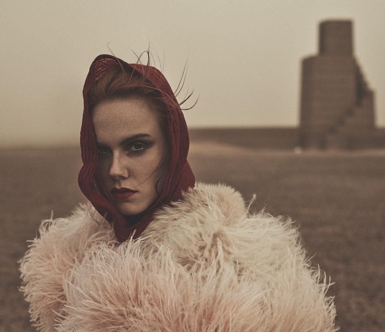 Kiki Willems Models Couture in Morocco for WSJ. Magazine