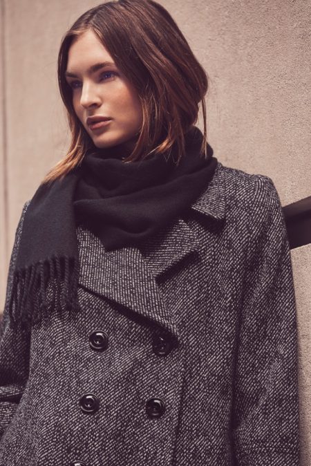 Laura Love Wears Sleek Outerwear in London Fog Fall '18 Campaign