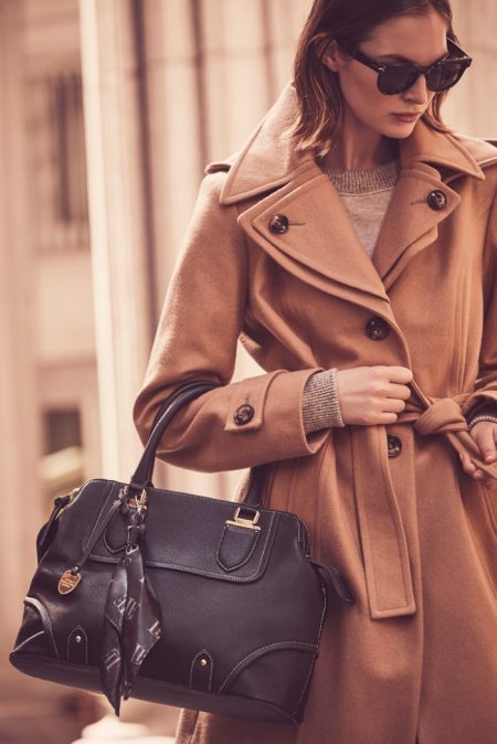Laura Love Wears Sleek Outerwear in London Fog Fall '18 Campaign