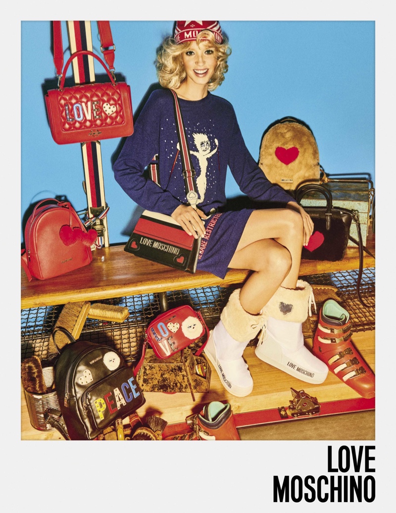 LOVE Moschino focuses on retro ski style for fall-winter 2018 campaign