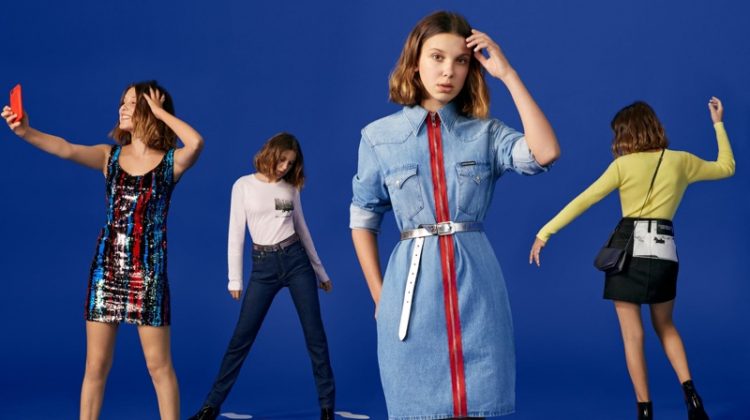 Millie Bobby Brown Gets Festive for Calvin Klein Holiday Campaign