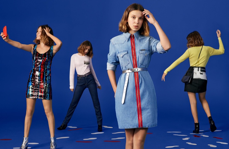 calvin klein millie bobby brown model