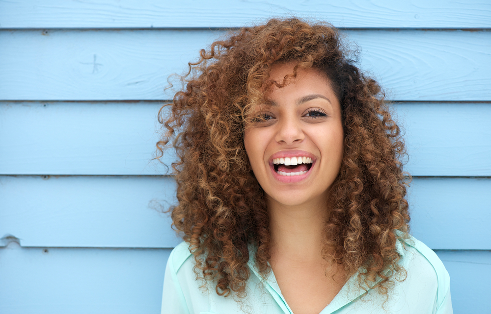 Model Smiling Naturally