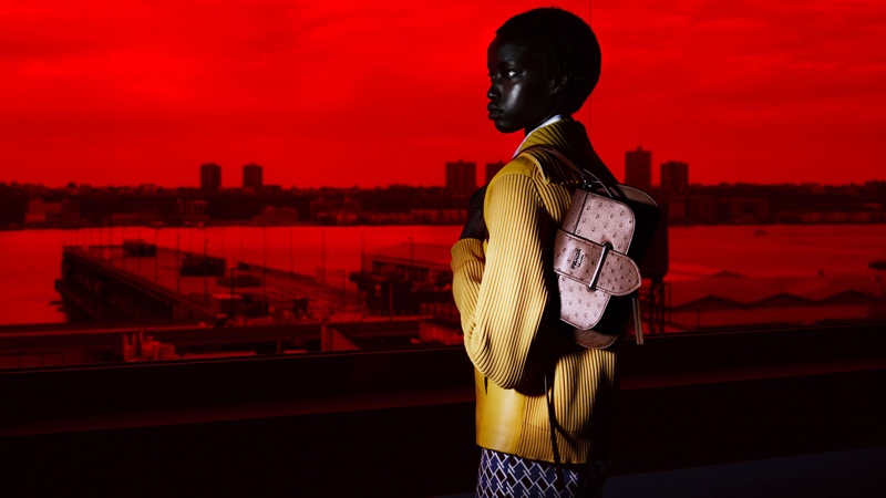 Anok Yai fronts Prada Augmented Sunset resort 2019 campaign