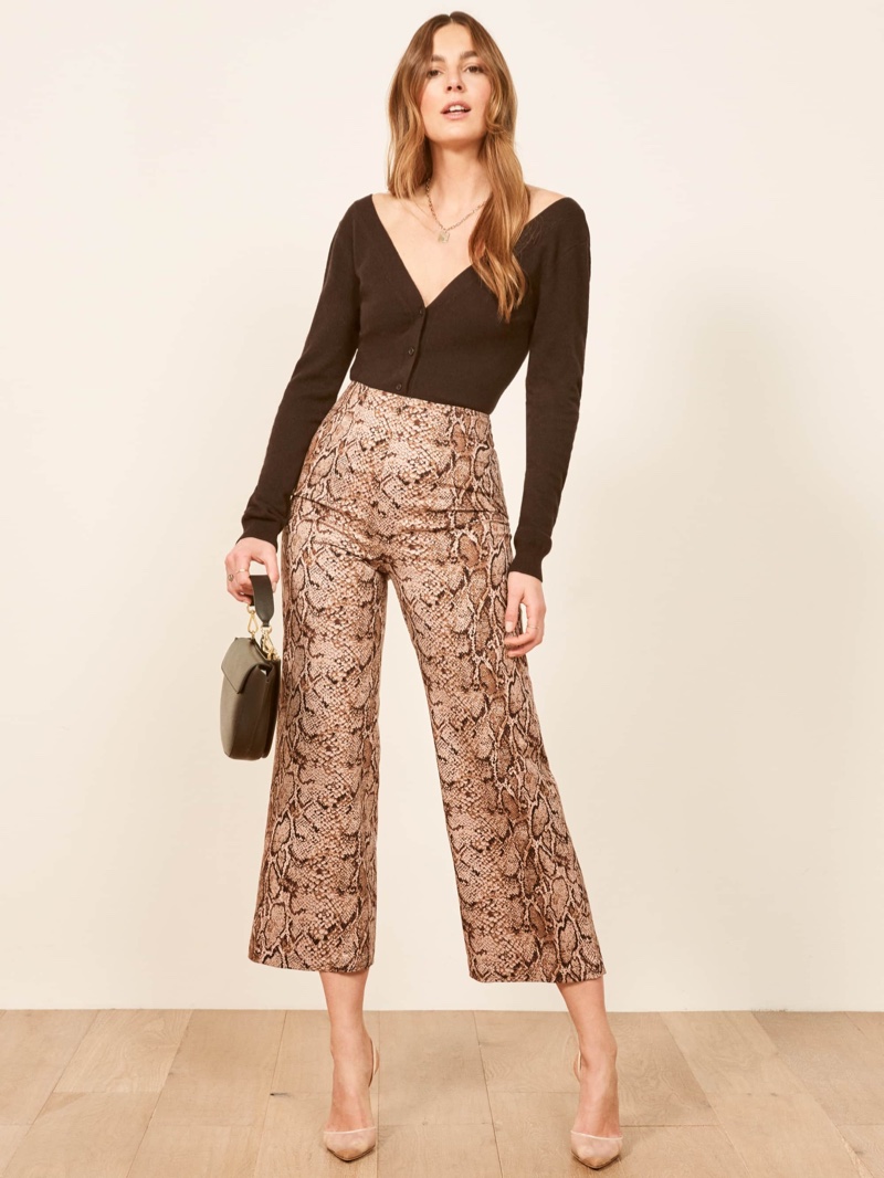 Reformation Harlan Pant in Mamba $158