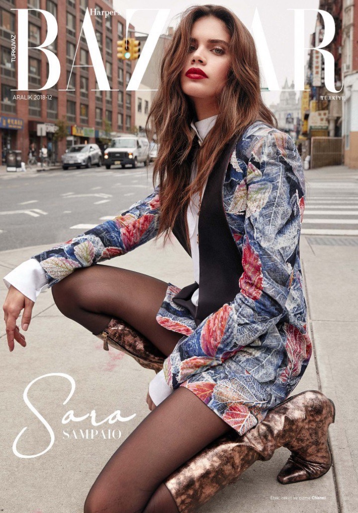 Sara Sampaio Graces the Pages of Harper's Bazaar Turkey