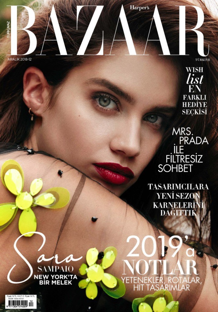 Sara Sampaio Graces the Pages of Harper's Bazaar Turkey