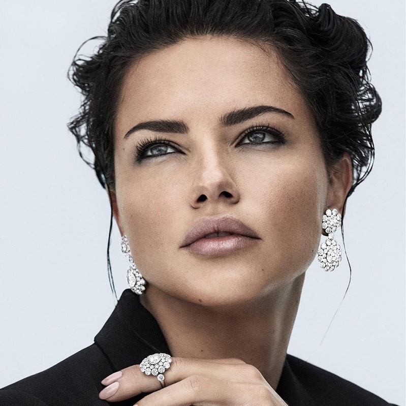 Supermodel Adriana Lima shows off high jewelry from Chopard Magical Setting collection