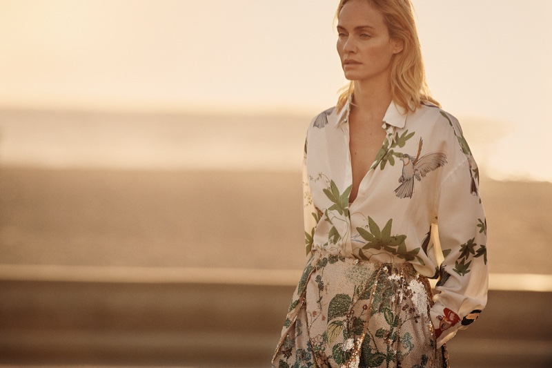 Agnona spotlights floral prints in its spring 2019 campaign