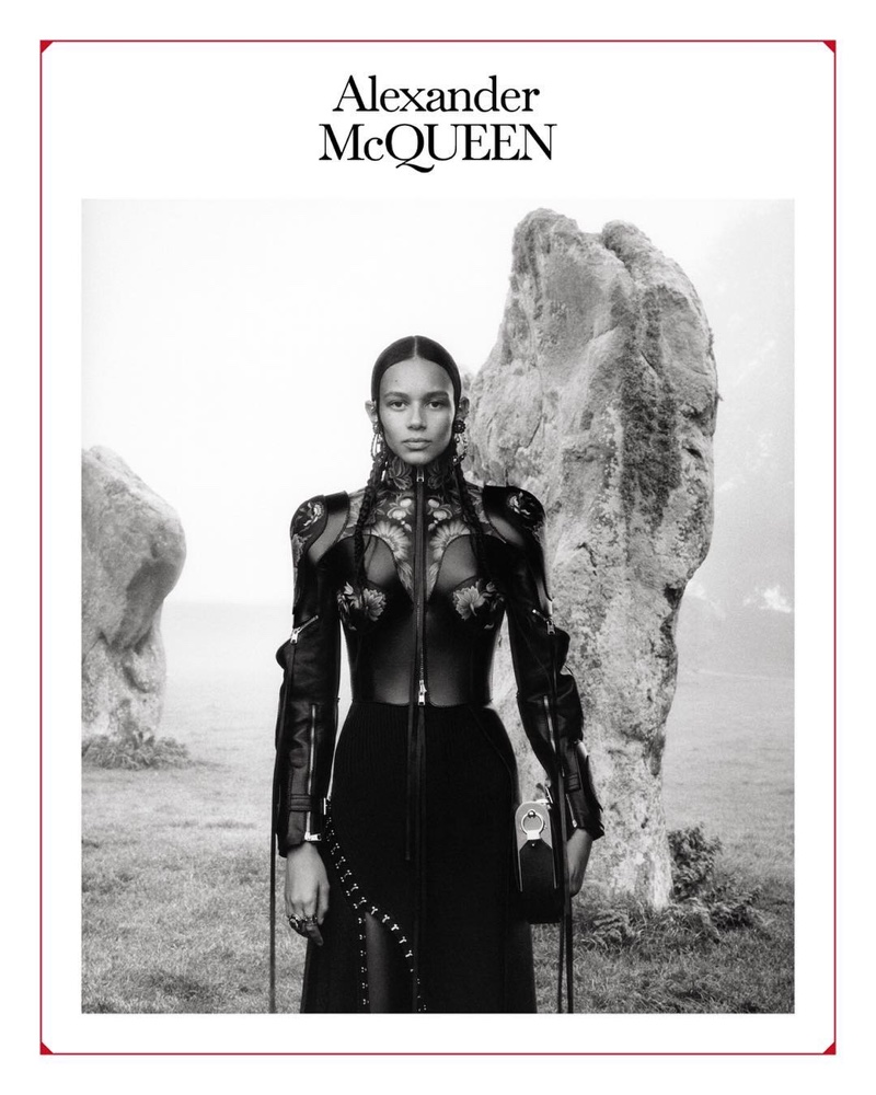 Binx Walton stars in Alexander McQueen spring-summer 2019 campaign