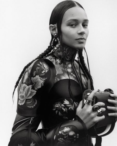 Alexander McQueen Stuns with Black & White Spring '19 Campaign