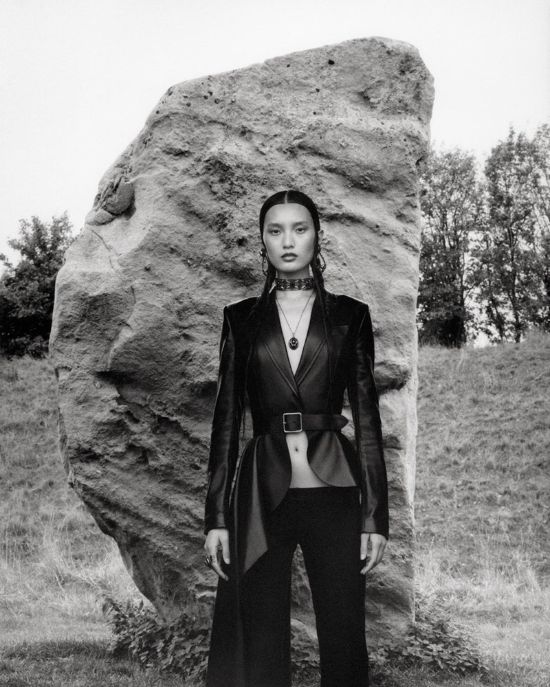 Chunjie Liu stars in Alexander McQueen spring-summer 2019 campaign