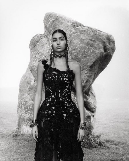 Alexander McQueen Stuns with Black & White Spring '19 Campaign
