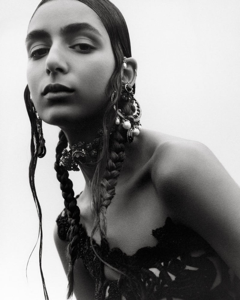 Nora Attal stars in Alexander McQueen spring-summer 2019 campaign