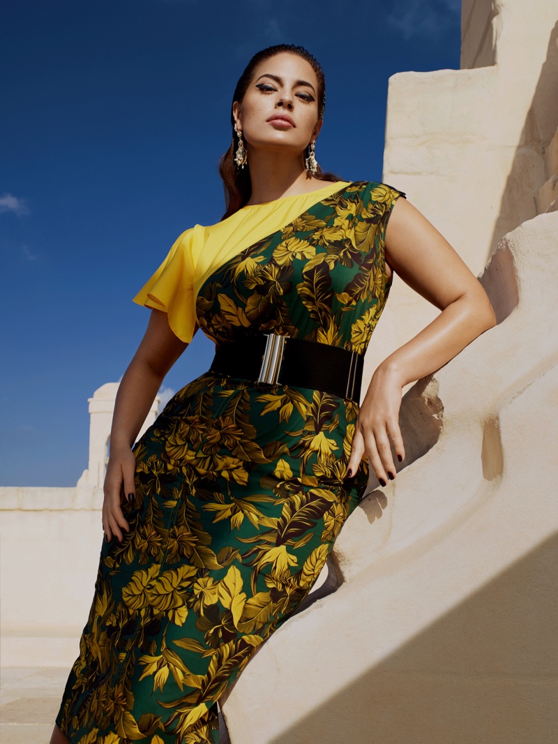 Ashley Graham appears in Marina Rinaldi spring-summer 2019 campaign