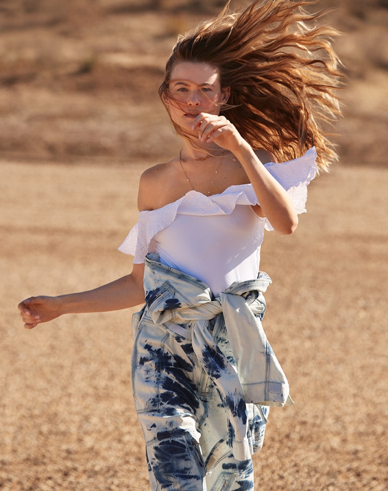 Behati Prinsloo Marie Claire Italy David Roemer Denim Editorial