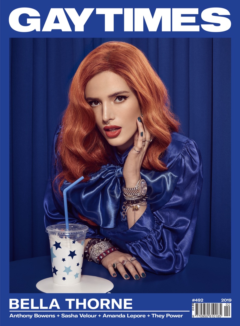 Bella Thorne on Gay Times February 2019 Cover