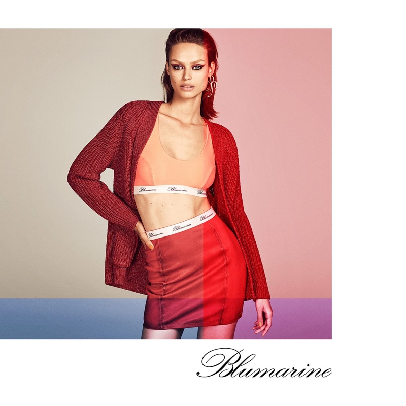 Birgit Kos stars in Blumarine spring-summer 2019 campaign