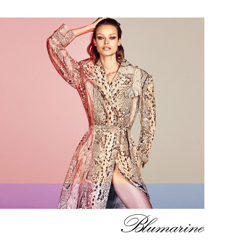 Birgit Kos fronts Blumarine spring-summer 2019 campaign