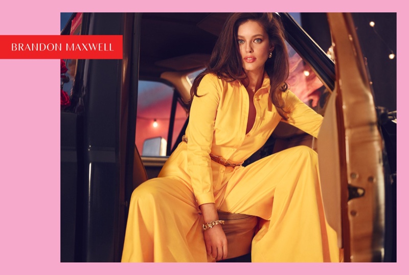 Model Emily DiDonato fronts Brandon Maxwell spring-summer 2019 campaign