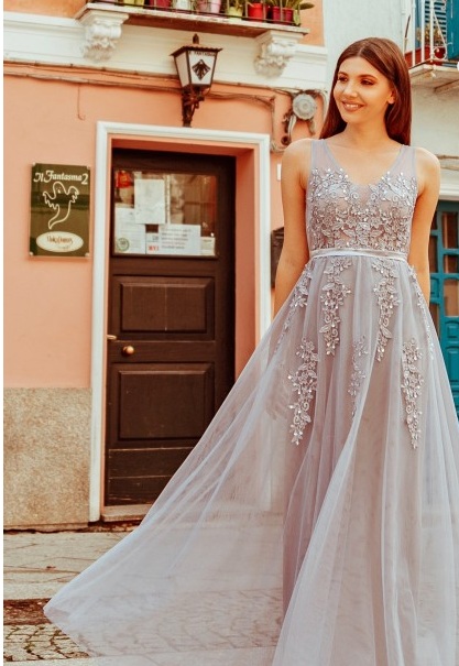 white long sleeve bridal shower dress