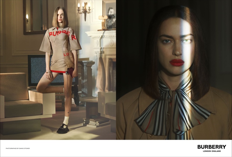 Fran Summers and Irina Shayk star in Burberry spring-summer 2019 campaign