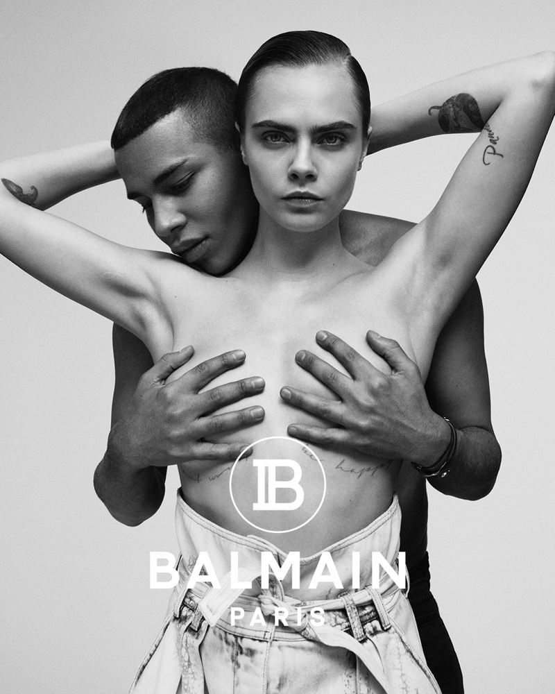 Olivier Rousteing and Cara Delevingne star in Balmain spring-summer 2019 campaign