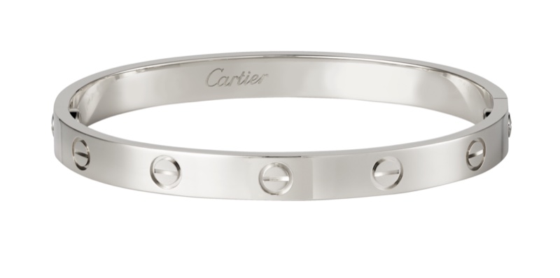 how much does a real cartier love bracelet weight