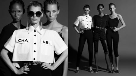Rebecca Leigh Longendyke, Adesuwa Aighewi and Kris Grikaite stars in Chanel spring-summer 2019 campaign