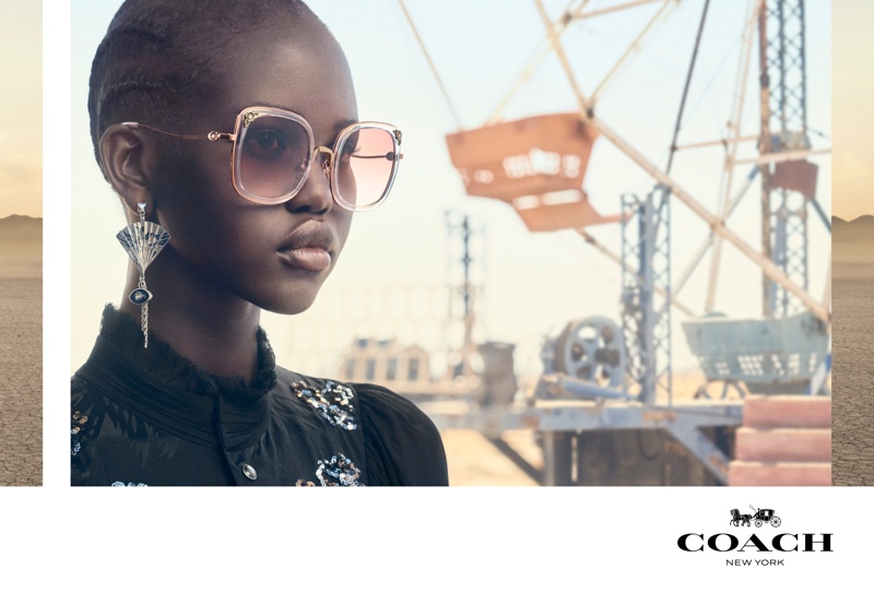 Adut Akech fronts Coach eyewear spring-summer 2019 campaign