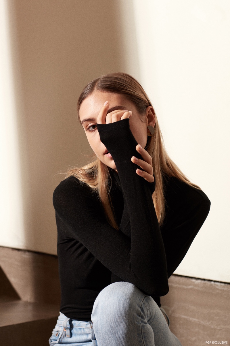 Earrings ­Dior, Top Wolford and Bottom model’s own. Photo: Alan Chan