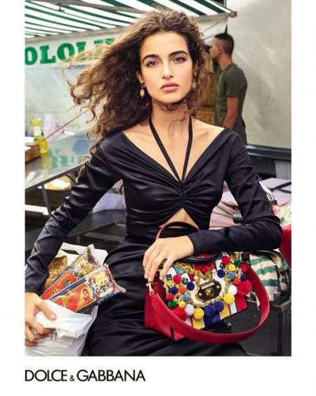 Dolce & Gabbana Heads to the Market for Spring '19 Accessories Campaign Chiara Scelsi stars in Dolce & Gabbana Accessories spring-summer 2019 campaign