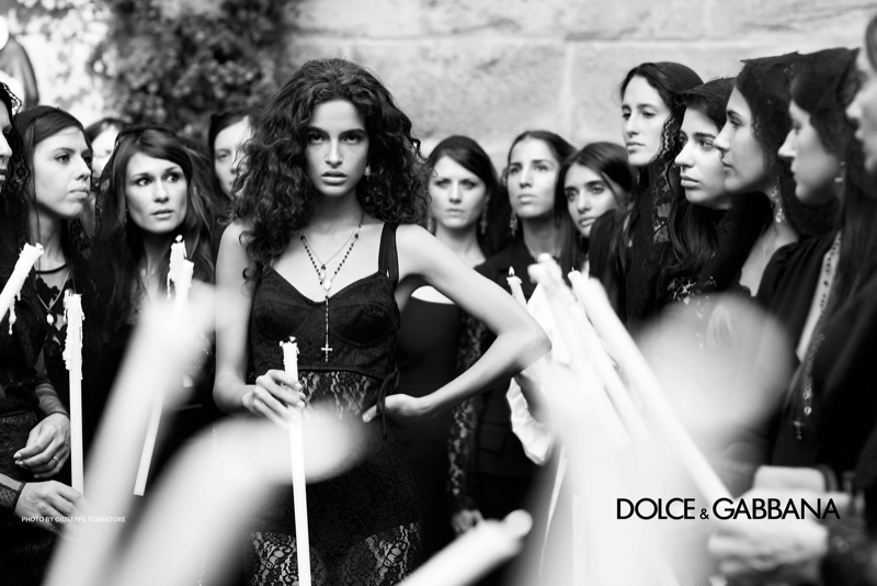 Chiara Scelsi appears in Dolce & Gabbana spring-summer 2019 campaign. Photo: Giuseppe Tornatore