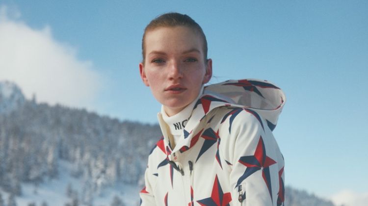 Eva Klimkova Models Winter Ski Style for ELLE Turkey