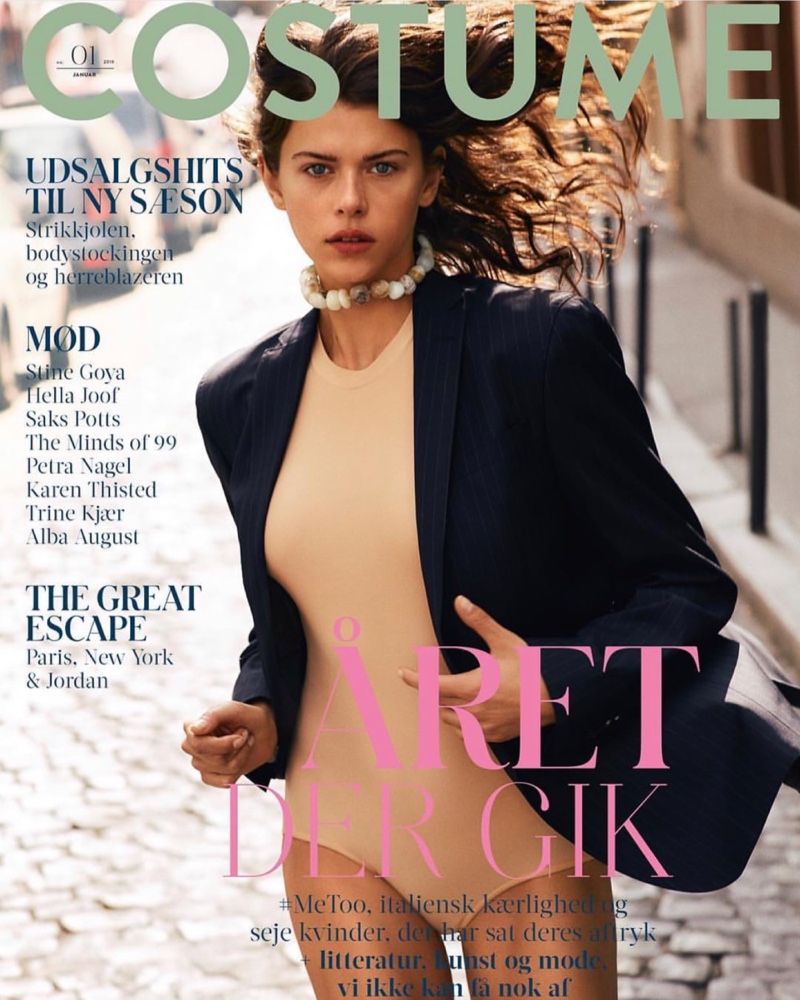 Georgia Fowler Costume Magazine 2019 Cover Fashion Editorial