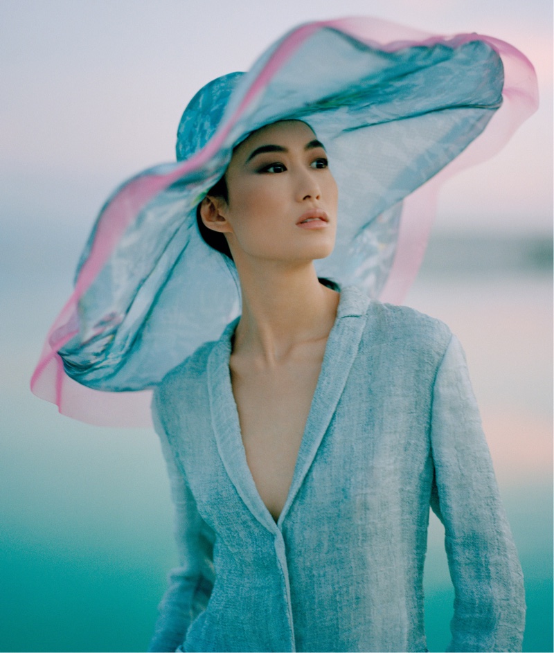 Shu Pei stars in Giorgio Armani spring-summer 2019 campaign