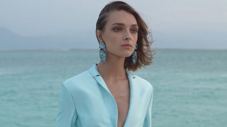 Daga Ziober stars in Giorgio Armani spring-summer 2019 campaign