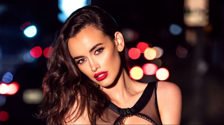 Sarah Stephens is Red-Hot in Honey Birdette Valentine's Day Campaign