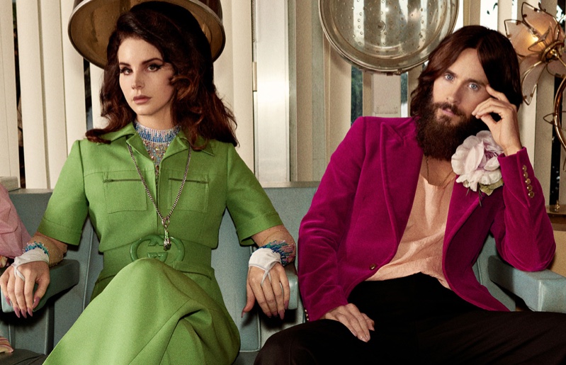 Singer Lana Del Rey and actor Jared Leto front Gucci Forever Guilty campaign