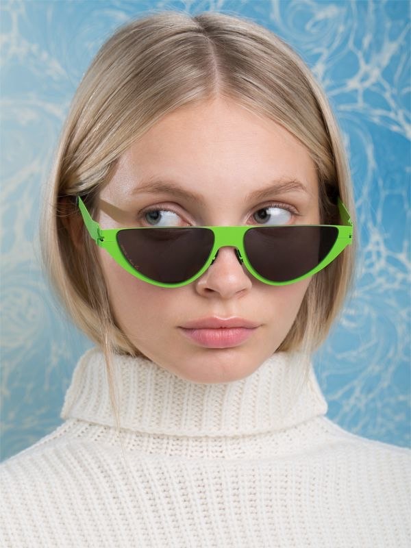 Mykita x Martine Rose Kitt Lime Sunglasses $589