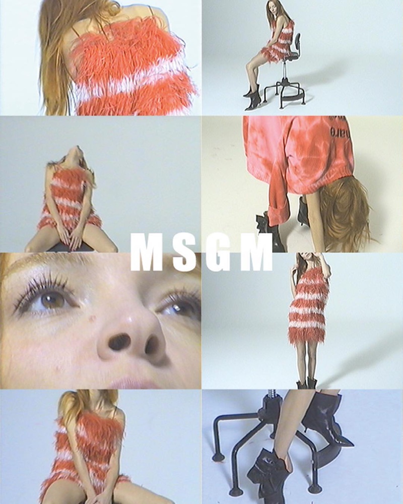 An image from the MSGM spring 2019 advertising campaign