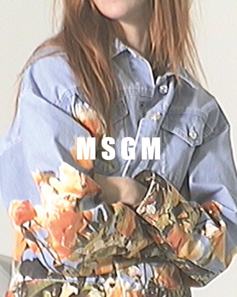 Denim takes the spotlight for MSGM spring-summer 2019 campaign