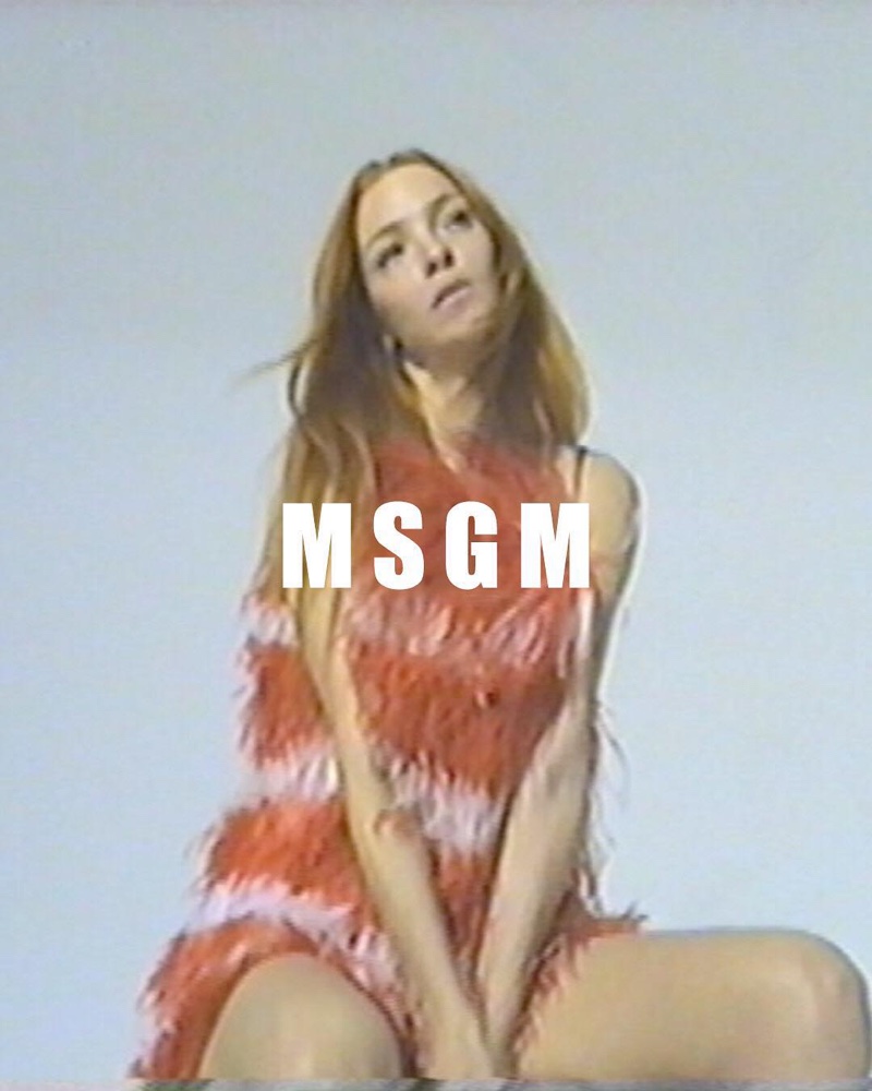 MSGM taps Mariacarla Boscono for its spring-summer 2019 campaign