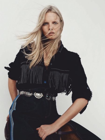 Marloes Horst Channels Western Vibes for ELLE Australia Marloes Horst Channels Western Vibes for ELLE Australia