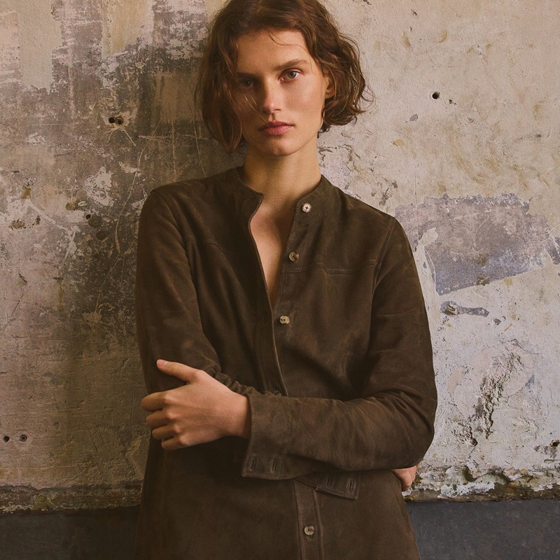 Spanish fashion brand Massimo Dutti spotlights a neutral color palette