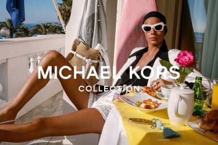 Binx Walton Relaxes in Michael Kors Spring 2019 Campaign Inez & Vinoodh photograph Michael Kors spring-summer 2019 campaign