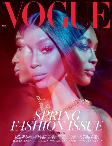 Naomi Campbell Enchants for Vogue UK Cover (Photos) Naomi Campbell Enchants for Vogue UK Cover (Photos)