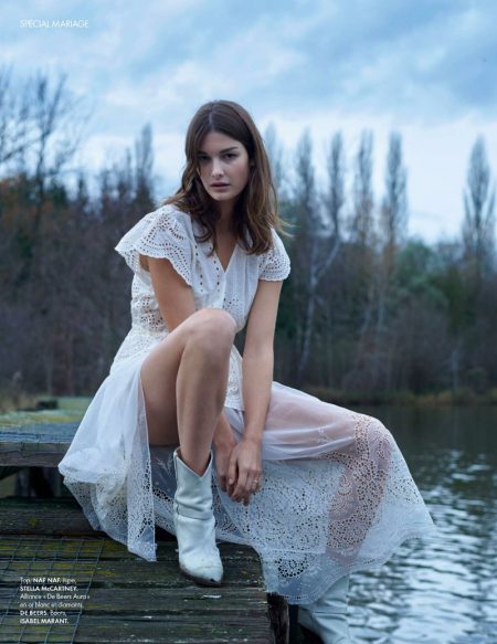 Ophelie Guillermand Wears Ethereal Looks for ELLE France Ophelie Guillermand Wears Ethereal Looks for ELLE France